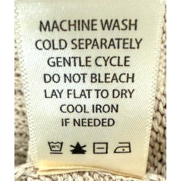 Max Studio Womens Plus Beige Knit Crew Neck Open Weave Dolman Sweater Sz 2X New - Picture 8 of 10